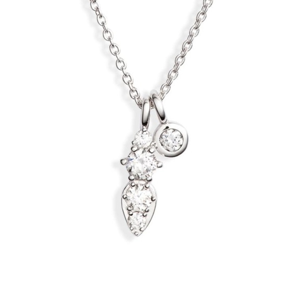Nadri Double Pendant Necklace